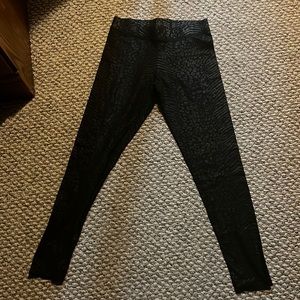 Victoria secret leggings with a cheetah print!